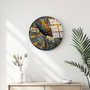 Wallity Reloj de pared decorativo de cristal Multicolor 40 cm